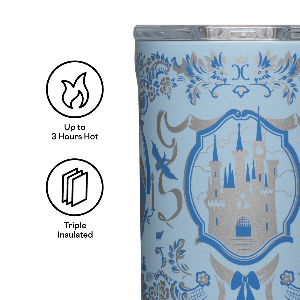 Corkcicle Disney Princess Cinderella 16oz Mug - Close Up