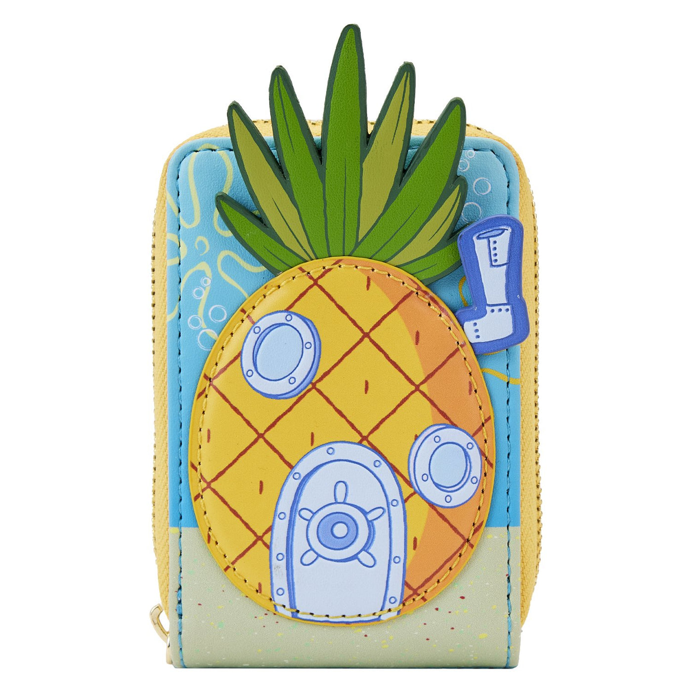 Loungefly Nickelodeon Spongebob Squarepants Pineapple House Accordion Wallet - Front