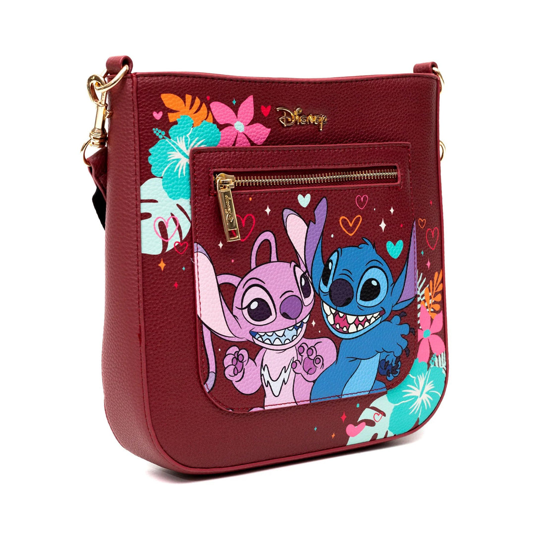 WondaPop Disney Lilo and Stitch Stitch and Angel Crossbody - Side View
