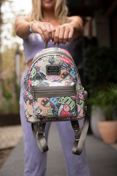 707 Street Exclusive - Loungefly Exclusive Loungefly Star Wars Pastel Graffiti Sticker Allover Print Mini Backpack - IRL 01