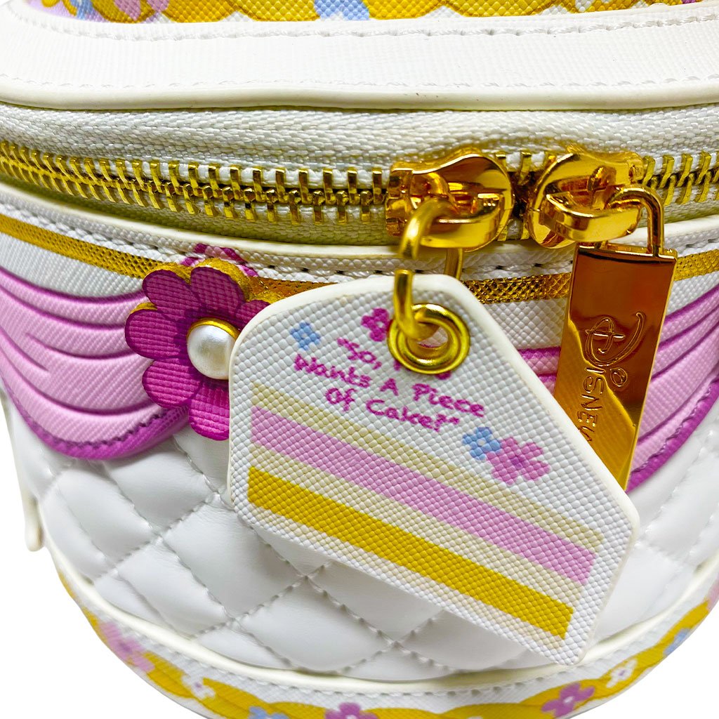 Danielle Nicole Disney Tangled Wedding Cake Crossbody - Zipper Pull