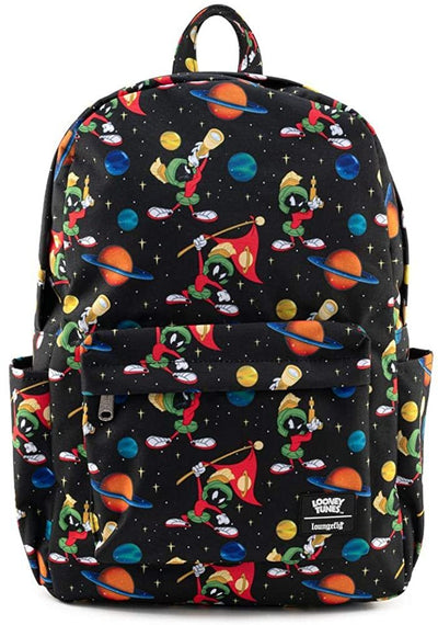 Looney Tunes Marvin the Martian Allover Print Nylon Backpack