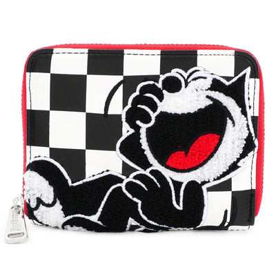 LOUNGEFLY X FELIX THE CAT 100TH ANNIVERSARY ZIP AROUND WALLET - FRONT