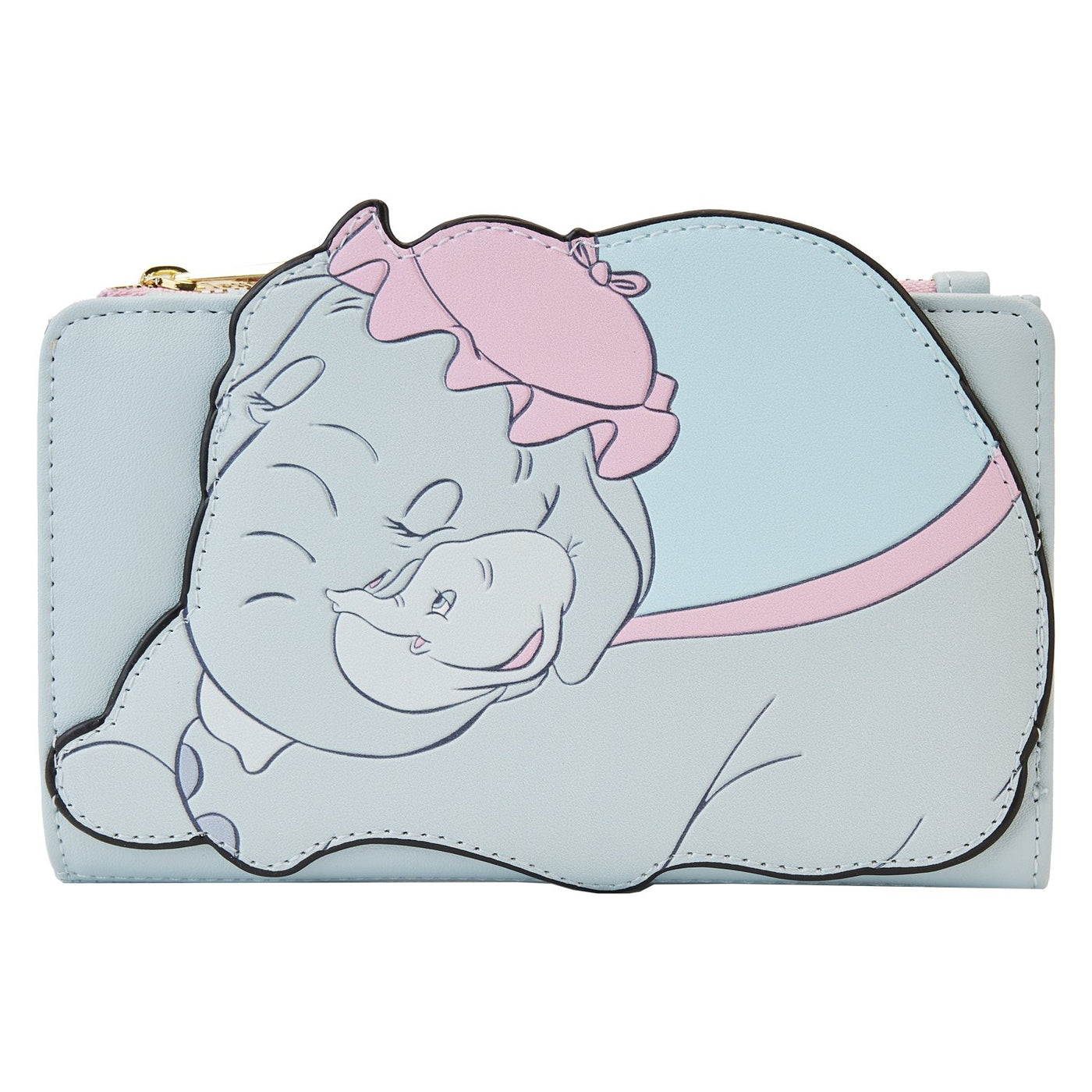 Loungefly Disney Dumbo Mrs Jumbo Cradle Flap Wallet - Front