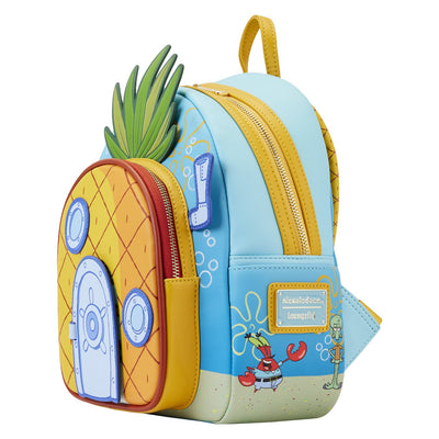 Loungefly Nickelodeon Spongebob Squarepants Pineapple House Mini Backpack - Side View