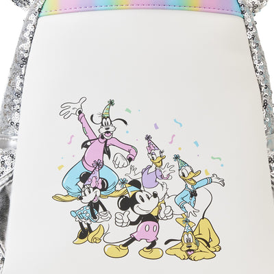 Loungefly Disney Mickey and Friends Birthday Celebration Mini Backpack - Back Hit