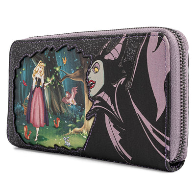 Loungefly Disney Villains Sleeping Beauty Maleficent Zip-Around Wallet
