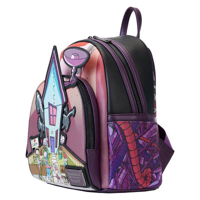 Loungefly Nickelodeon Invader Zim Secret Lair Mini Backpack - Side View