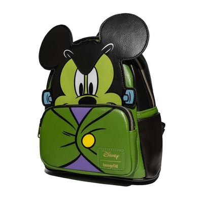 Loungefly Disney Mickey Mouse Frankenstein Cosplay Mini Backpack - Entertainment Earth Ex - Side
