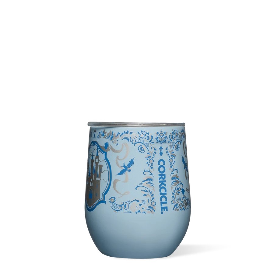 Corkcicle Disney Princess Cinderella 12oz Stemless Cup - Front