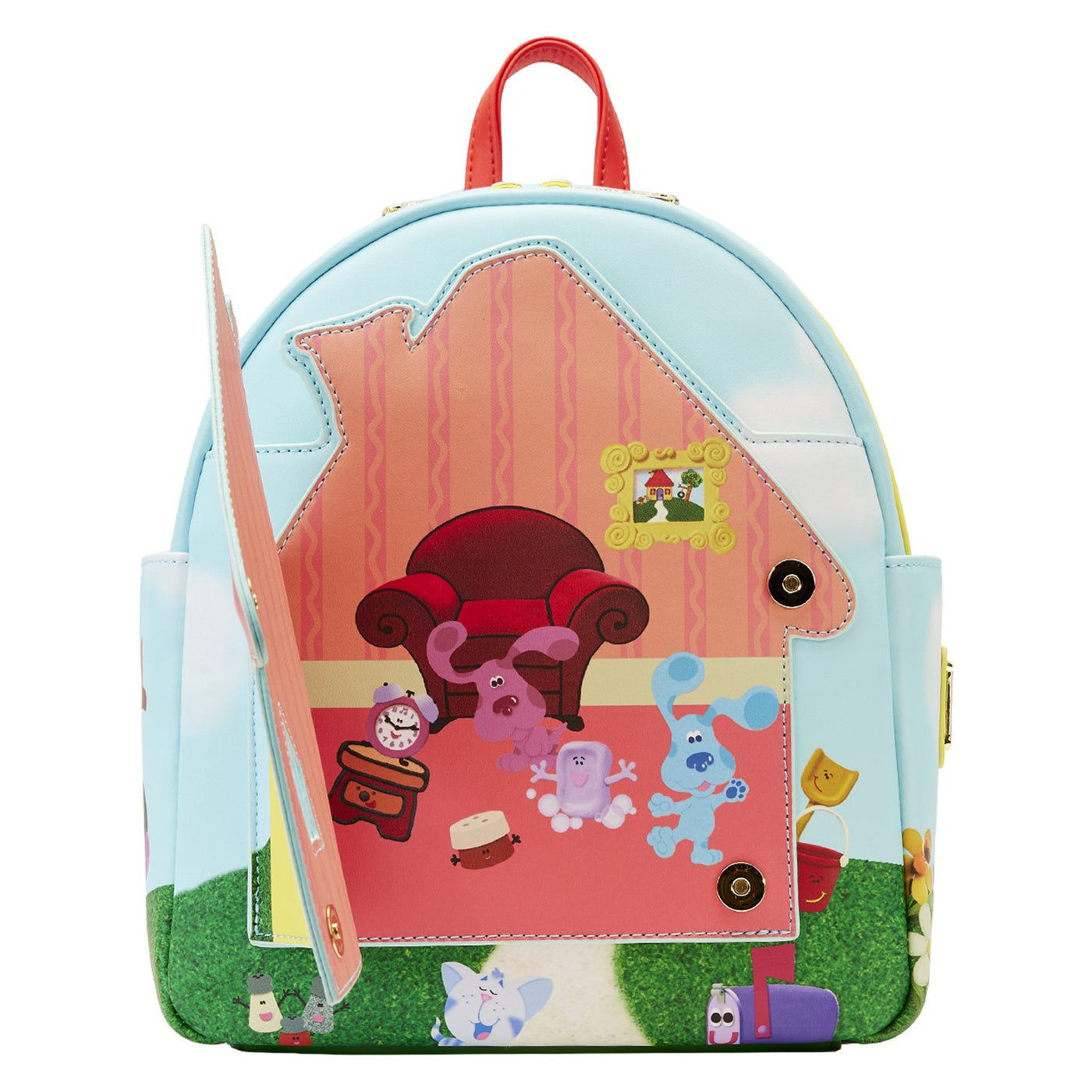 671803451001 - Loungefly Nickelodeon Blues Clues Open House Mini Backpack - Open House