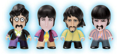 The Beatles TITANS: 3" Glow-in-the-Dark - 4-Pack