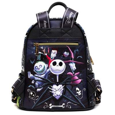 WondaPop Disney Nightmare Before Christmas Halloweentown Mini Backpack - Back