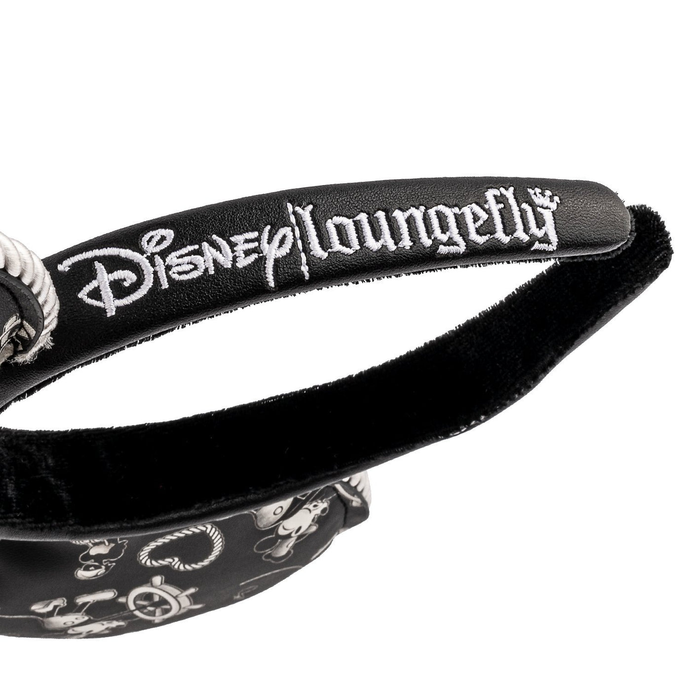 Loungefly Disney Steamboat Willie Mickey Ears Headband - Detail