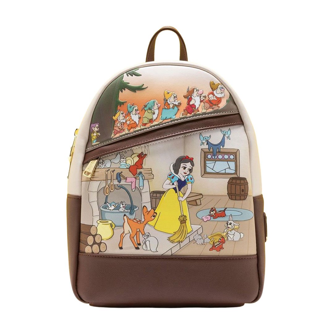 Disney Snow White & the Seven Dwarfs Multi Scene Mini Backpack
