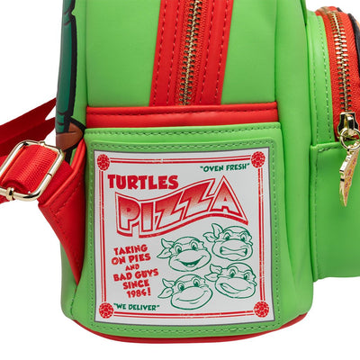 671803393059 - 707 Street Exclusive - Loungefly Nickelodeon TMNT Raphael Cosplay Mini Backpack - Side Pocket A