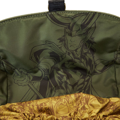 Loungefly Collectiv Marvel Loki The Travelr Full Size Backpack - Loki Print