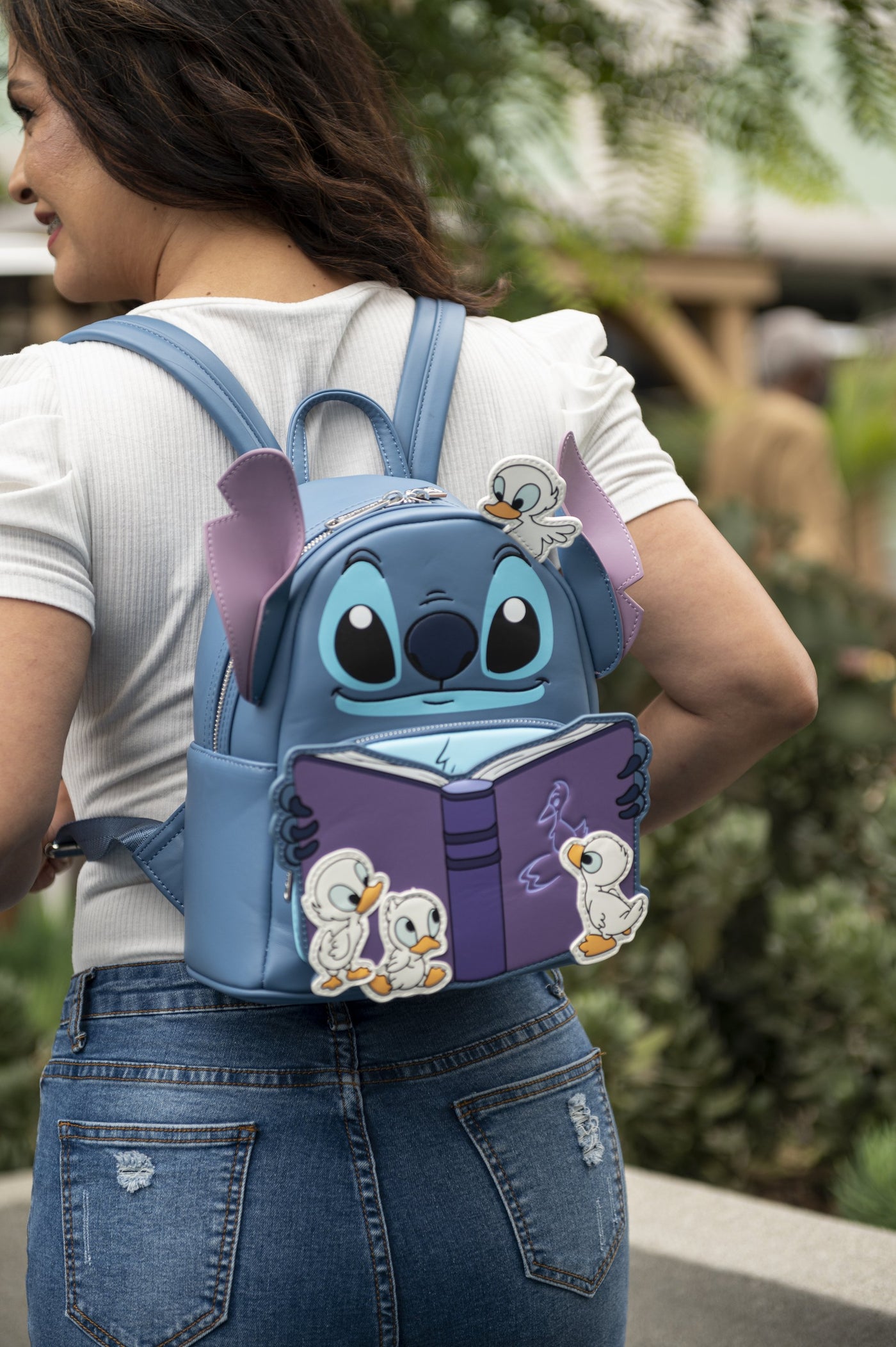 Loungefly Disney Lilo & Stitch Story Time Duckies Mini Backpack