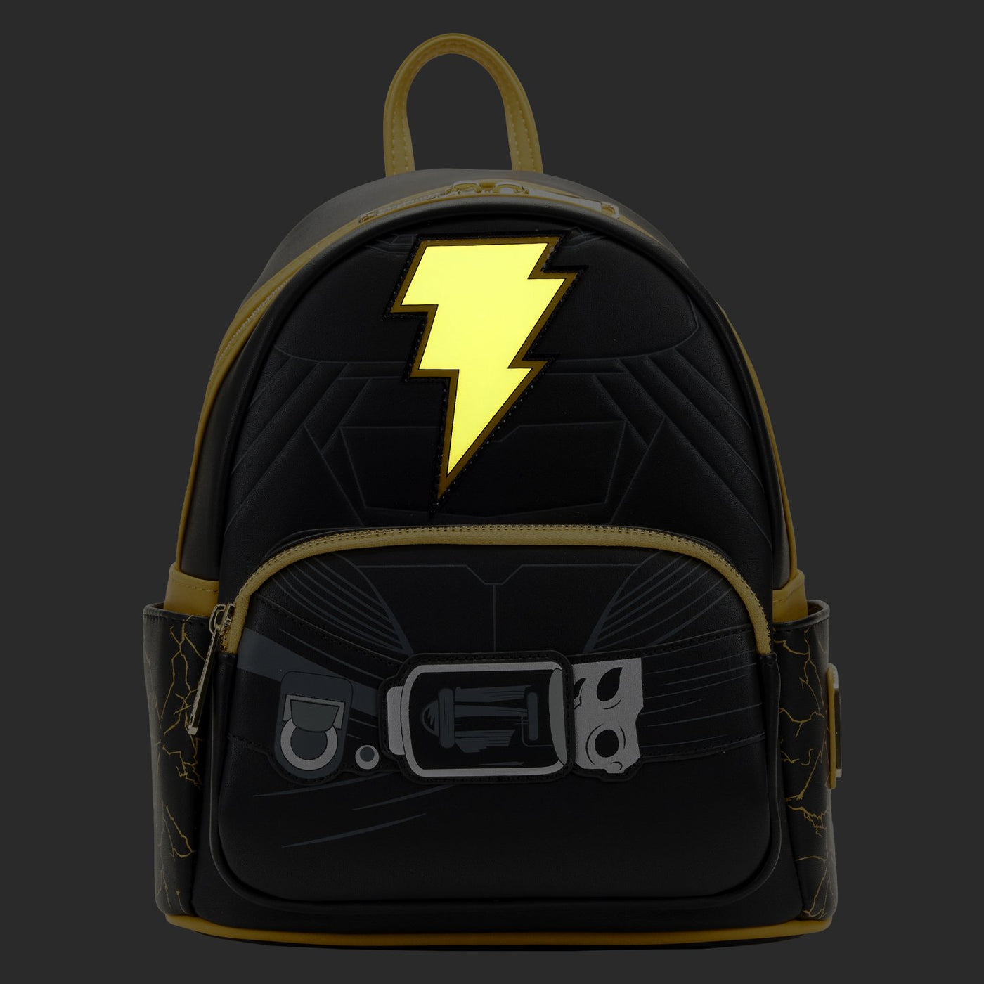 Loungefly DC Comics Black Adam Light Up Cosplay Mini Backpack - Glow in the Dark