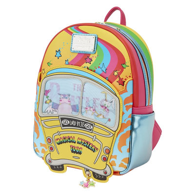 Loungefly The Beatles Magical Mystery Tour Bus Lenticular Mini Backpack - Lenticular Feature