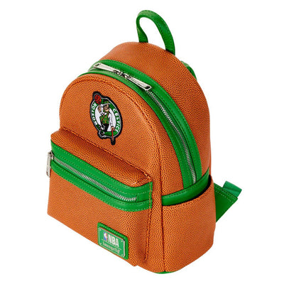 Loungefly NBA Boston Celtics Basketball Mini Backpack - Top View