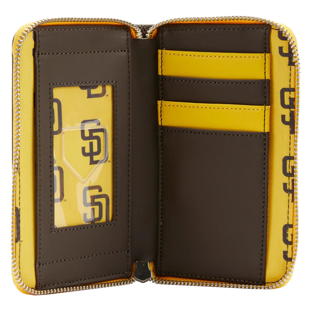 Loungefly MLB San Diego Padres Patches Zip-Around Wallet - Inside