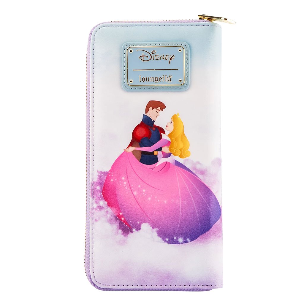 Loungefly Disney Princess Sleeping Beauty Castle Series Zip-Around Wallet Back View