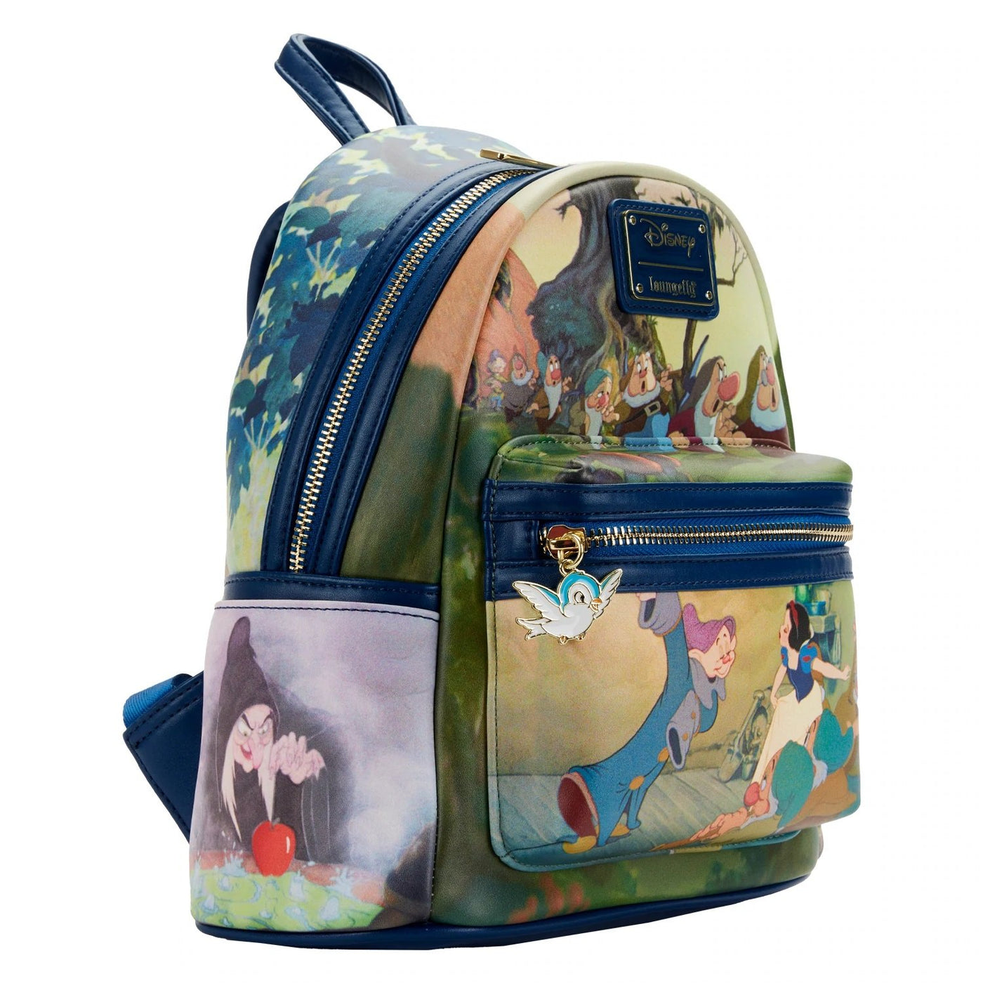 Loungefly Disney Snow White Scenes Mini Backpack  - Side View
