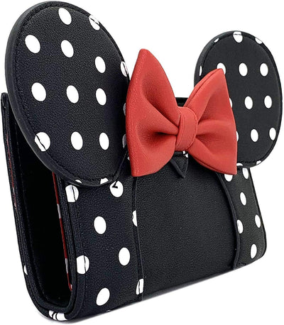 Disney Minnie Mouse Polka Dot Cosplay Flap Wallet