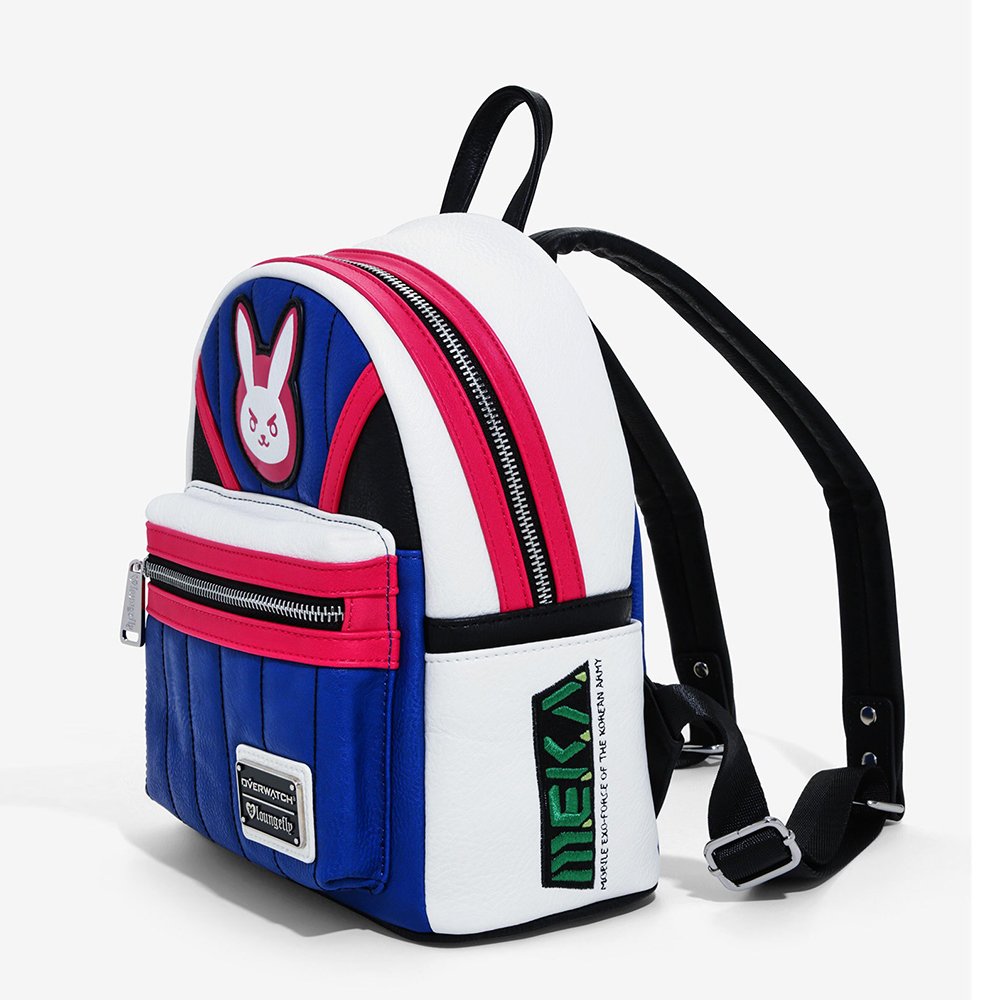 Loungefly x Overwatch D.Va Mini Backpack - SIDE