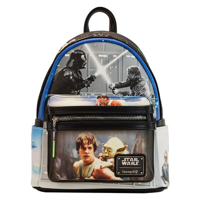 Loungefly Star Wars Empire Strikes Back Final Frames Mini Backpack - Loungefly mini backpack front