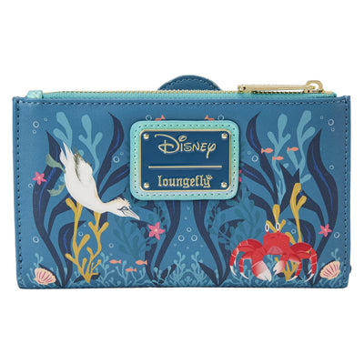 Loungefly Disney Little Mermaid Ariel Live Action Flap Wallet - Back