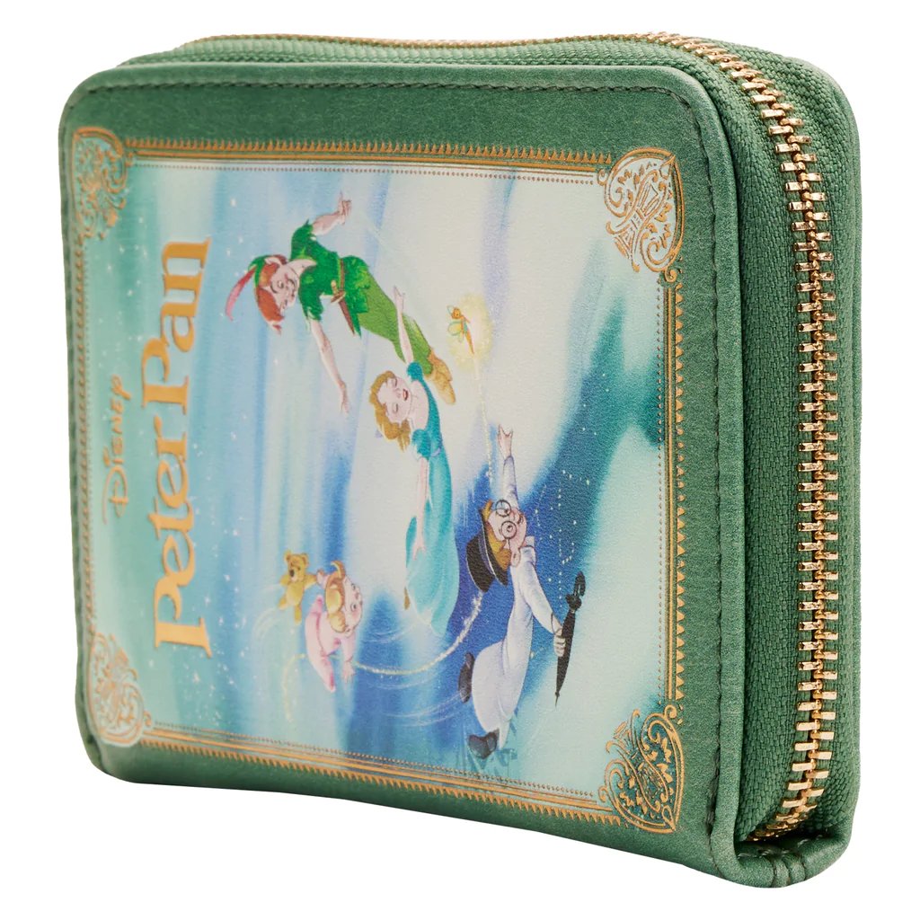 Loungefly Disney Peter Pan Book Series Zip-Around Wallet - Side View