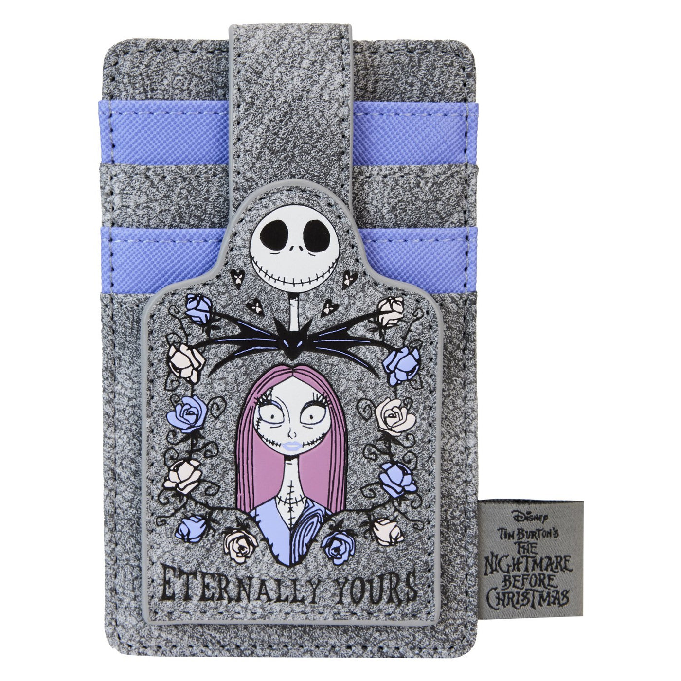 Loungefly Disney Nightmare Before Christmas Jack and Sally Eternally Yours Card Holder - Front