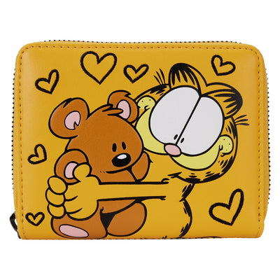 Loungefly Nickelodeon Garfield and Pooky Zip-Around Wallet - Front