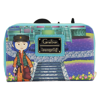 Loungefly Laika Coraline House Zip-Around Wallet - Back
