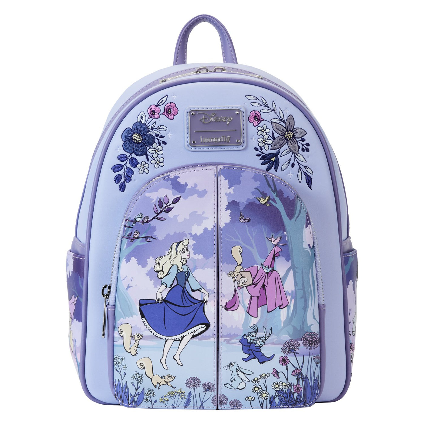 disney characters mini backpack Loungefly Disney Sleeping Beauty 65th Anniversary Scene Mini Backpack