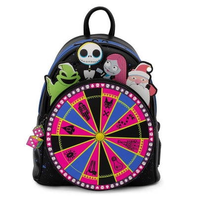 Disney Nightmare Before Christmas Oogie Boogie Wheel Mini Backpack - Front