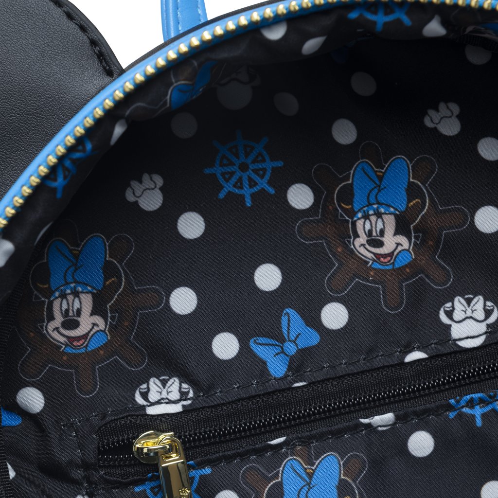  Customer reviews: Loungefly x Minnie Mouse Denim Polka Dot Mini  Backpack