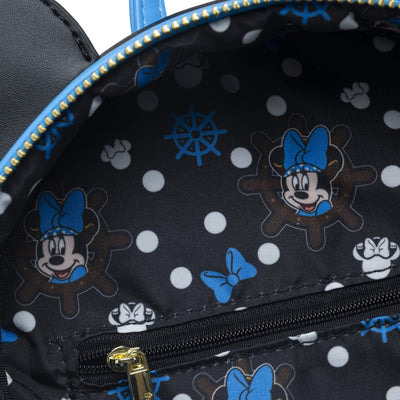 707 Street Exclusive - Loungefly Disney Pirate Minnie Mouse Cosplay Mini Backpack - Interior Lining