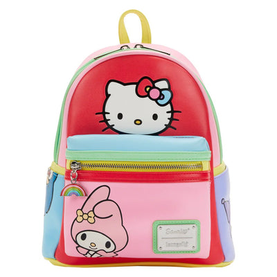 Loungefly Sanrio Hello Kitty And Friends Color Block Mini Backpack - Front