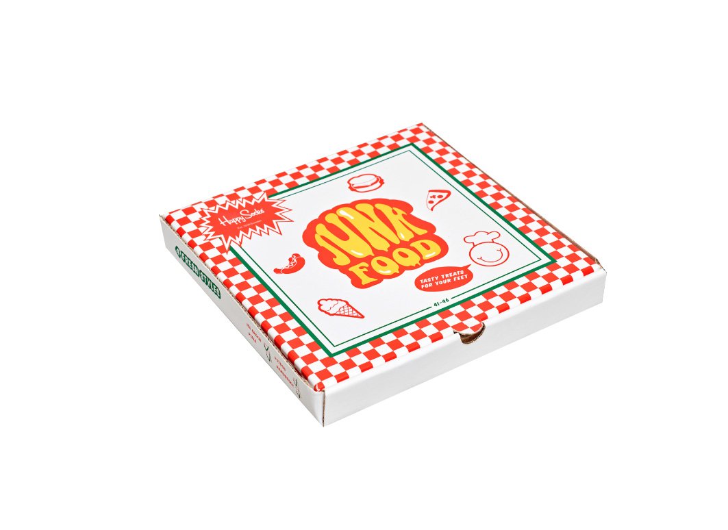 Happy Socks Junk Food Gift Box 4-Pack