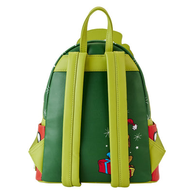 Loungefly Dr Seuss Grinch Santa Cosplay Mini Backpack - Back