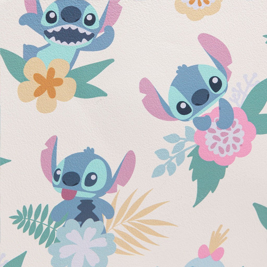 707 Street Exclusive - Disney Lilo & Stitch Hawaiian Flowers Stitch and Scrump Allover Print Mini Backpack - Lining