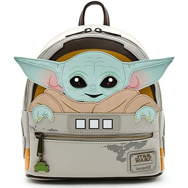 Loungefly Star Wars Mandalorian The Child Baby Yoda Cradle Mini Backpack - Front