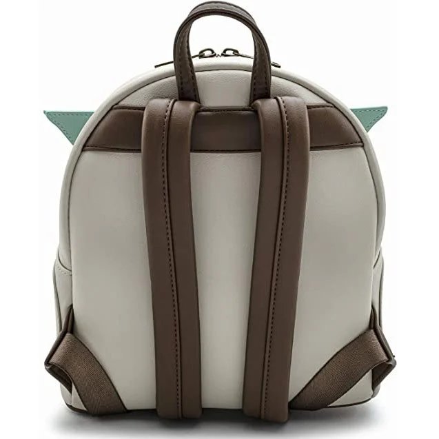 Loungefly Star Wars Mandalorian The Child Baby Yoda Cradle Mini Backpack - Back