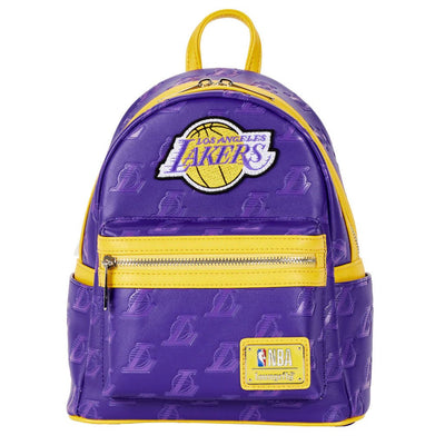 Loungefly NBA Los Angeles Lakers Logo Mini Backpack - Front