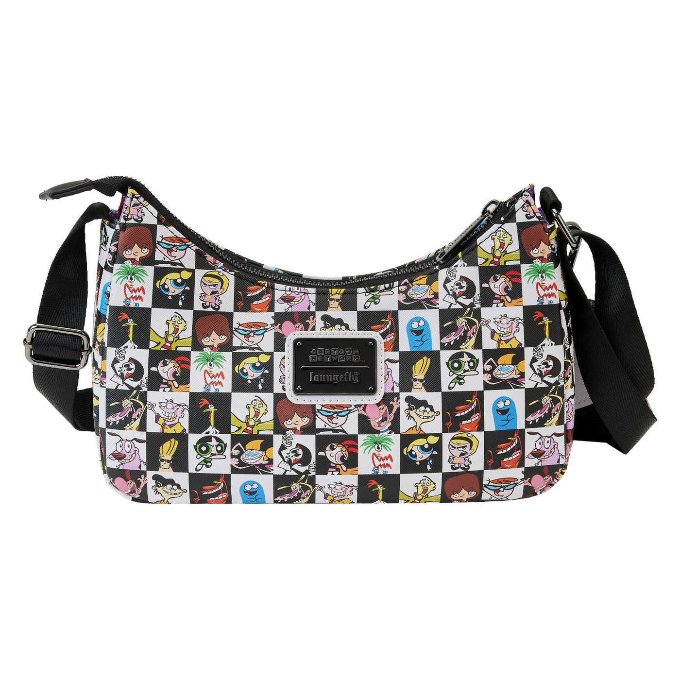 671803466920 - Loungefly Cartoon Network Retro Collage Crossbody with Coin Pouch - Back