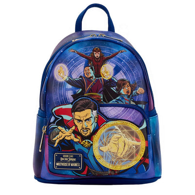 Loungefly Marvel Dr. Strange Multiverse Glow in the Dark Mini Backpack - Front