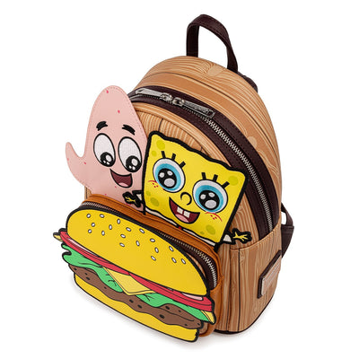 Nickelodeon SpongeBob Squarepants Krabby Patty Group Mini Backpack